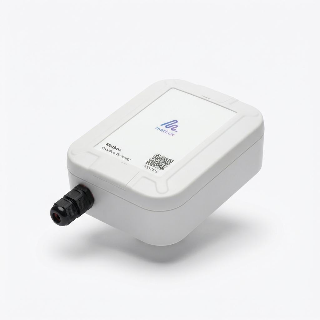 Metbox wM-Bus Gateway 230V · angled view
